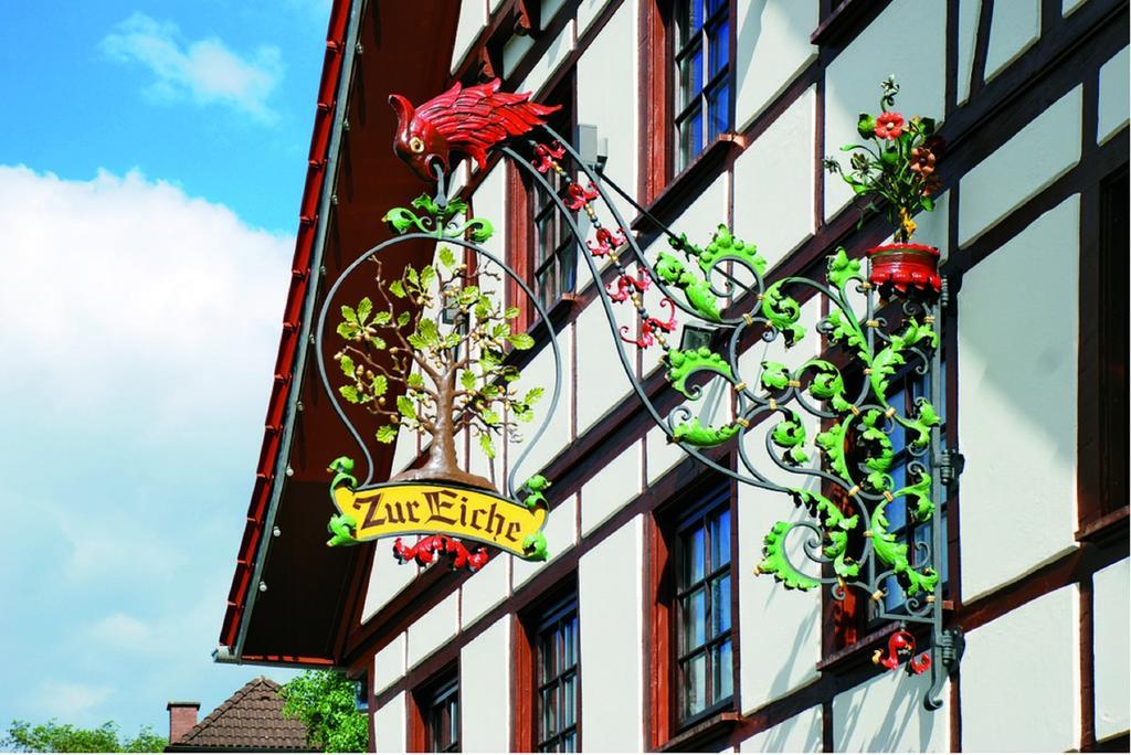 ホテル Gasthaus Zur Eiche ハウザッハ エクステリア 写真